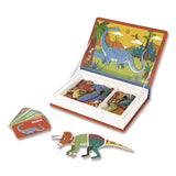 Janod® Magneti'books, Dinosaurs, 50 Pieces (10 Cards, 40 Magnetic Shapes), Ages 3 to 8 Years (JUYJ02590) Each