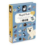 Janod® Magneti'books, Polar Animals, 40 Pieces (10 Cards, 30 Magnetic Shapes), Ages 3 to 8 (JUYJ02599) Each