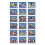 Janod® Magneti'books, Racers, 68 Pieces, (18 Cards, 50 Magnetic Shapes), Ages 3 to 8 (JUYJ02715) Each