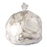 High-Density Waste Can Liners, 33 gal, 11 mic, 33 x 40, Natural, Roll, 25 Bags/Roll, 20 Rolls/Carton (HERZ6640MNR03) Case of 500