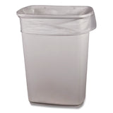 High-Density Waste Can Liners, 33 gal, 11 mic, 33 x 40, Natural, Roll, 25 Bags/Roll, 20 Rolls/Carton (HERZ6640MNR03) Case of 500