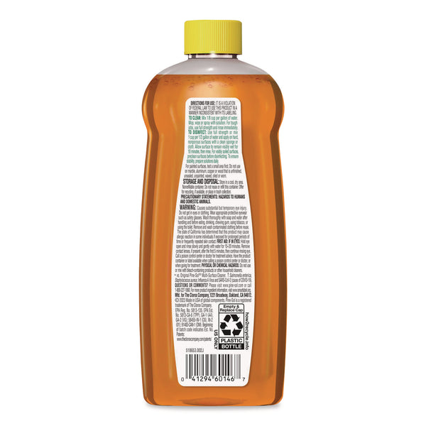 Pine-Sol Multi-Surface Cleaner Disinfectant Concentrated, Pine Scent, 14 oz Bottle (CLO60146EA) Each