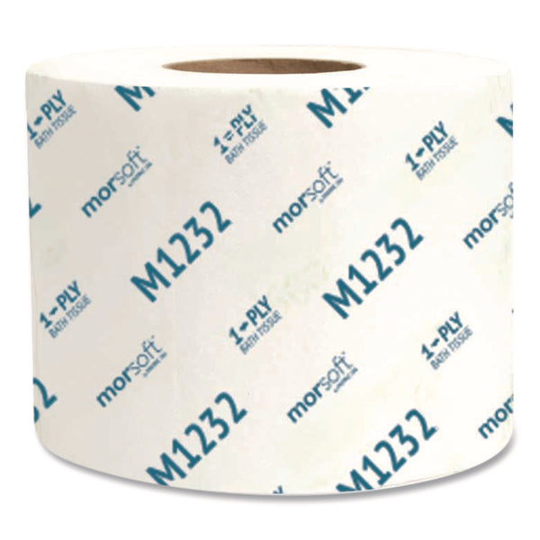 Morcon Tissue Morsoft Controlled Bath Tissue, Septic Safe, 1-Ply, White, 1,200 Sheets/Roll, 48 Rolls/Carton (MORM1232) Case of 48