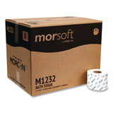Morcon Tissue Morsoft Controlled Bath Tissue, Septic Safe, 1-Ply, White, 1,200 Sheets/Roll, 48 Rolls/Carton (MORM1232) Case of 48