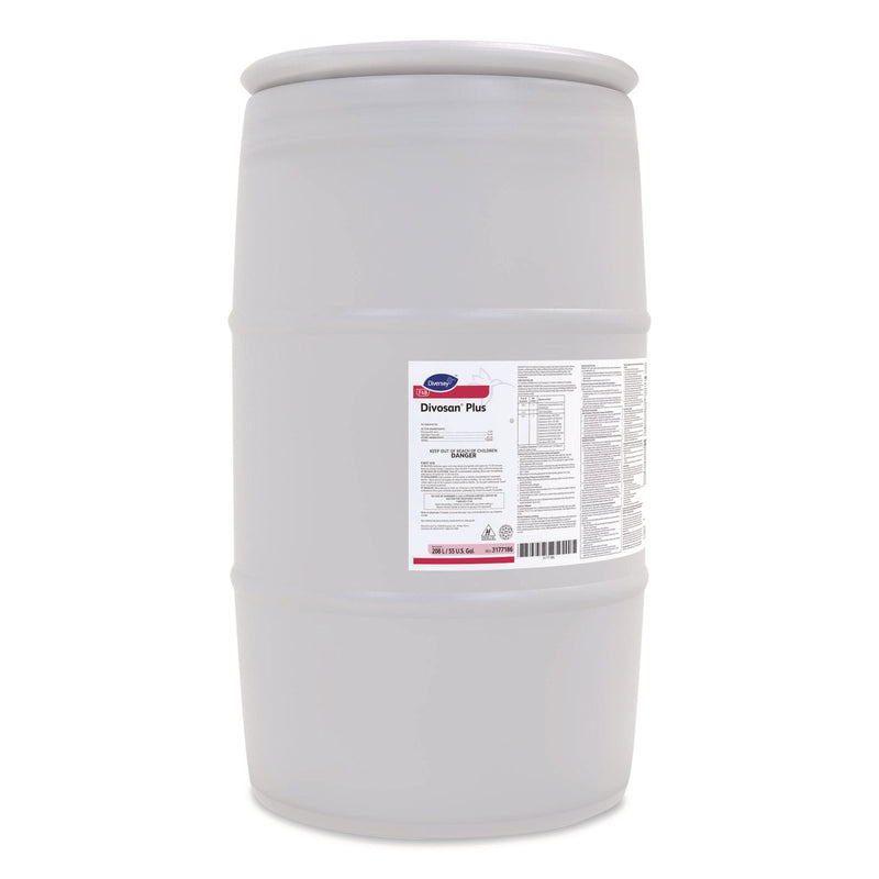 Divosan Plus Spectrum Sanitizer, Acetic Acid Scent, 55 gal Drum (DVO3177186) Each