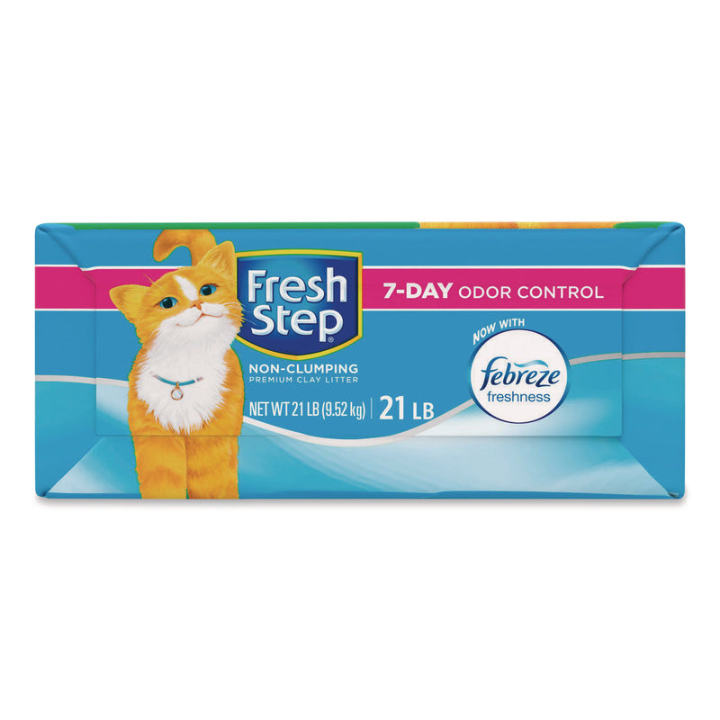 Fresh Step® Non-Clumping Premium Cat Litter with Febreze Freshness, Scented, 21 lbs (CLO100446000000) Each