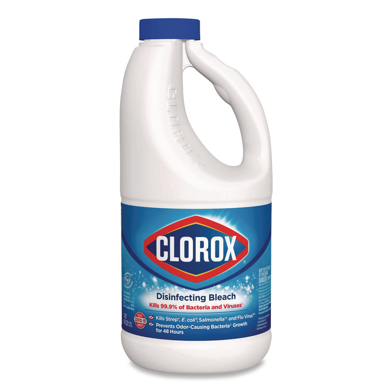 Concentrated Regular Disinfecting Bleach, 43 oz Bottle (CLOCLO32260) Each