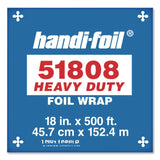 Heavy Duty Aluminum Foil, 18" x 500 ft (HFA51808) Each