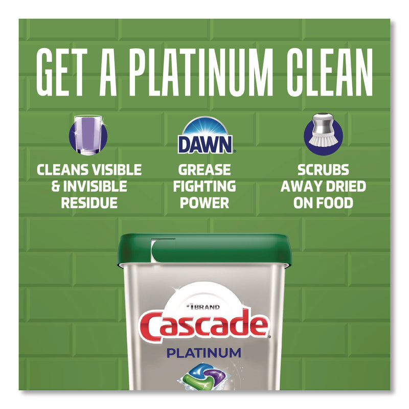 Cascade ActionPacs, Fresh Scent, 31.8 oz, 59 Pacs/Tub, 3 Tubs/Carton (PGC15534CT) Case of 3