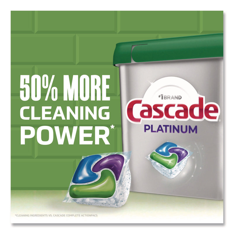 Cascade ActionPacs, Fresh Scent, 31.8 oz Tub, 59 Pacs/Tub (PGC15534PK) Pack of 59