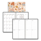 House of Doolittle™ Recycled Non-Dated Monthly/Weekly Planner, Mushrooms, Multicolor Cover, Undated (HOD212140) Each
