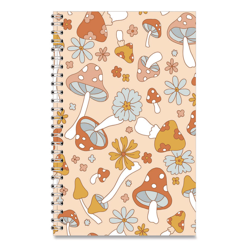 House of Doolittle™ Recycled Non-Dated Monthly/Weekly Planner, Mushrooms, Multicolor Cover, Undated (HOD212140) Each