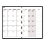 House of Doolittle™ Recycled Non-Dated Monthly/Weekly Planner, Abstract Faces, Black/White Cover, Undated (HOD212141) Each