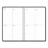 House of Doolittle™ Recycled Non-Dated Monthly/Weekly Planner, Crystals, Blue/Pink/White Cover, Undated (HOD212143) Each