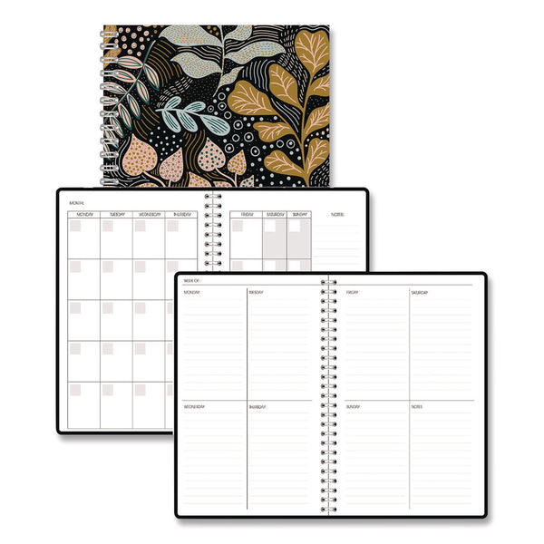 House of Doolittle™ Recycled Non-Dated Monthly/Weekly Planner, Fall Floral, Multicolor Cover, Undated (HOD212147) Each
