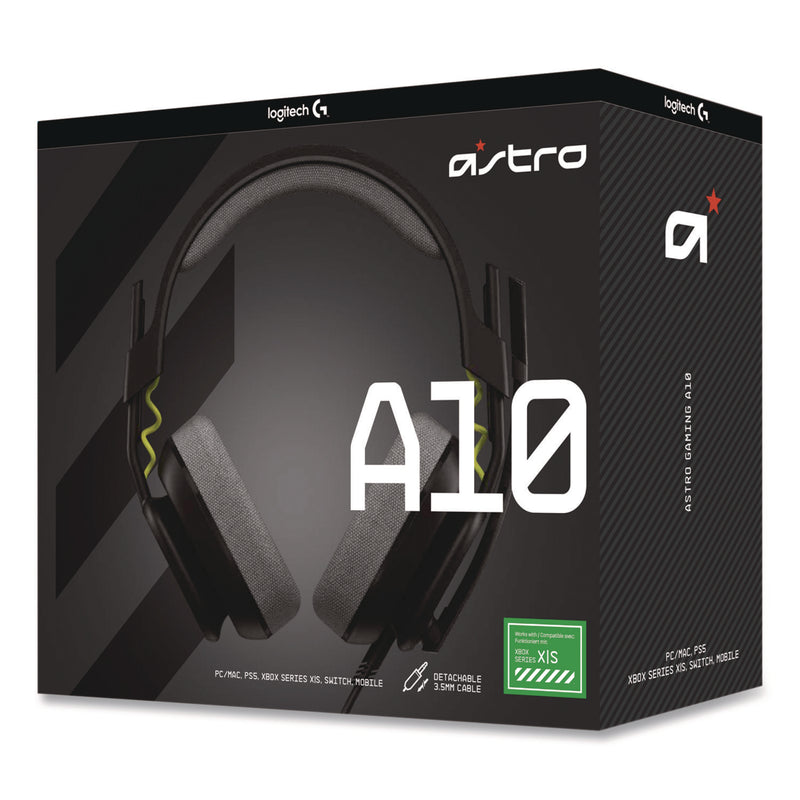 Logitech® Astro 10 Gen 2 Over-the Ear Gaming Headset with Mic for XBOX, Black (ASR939002045) Each