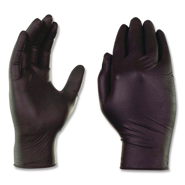 X3® Industrial Nitrile Gloves, 2X-Large, Black, 100/Box (AXCBX349100BX) Box of 100