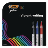 BIC® Gel-ocity STIC Gel Pen, Stick, Medium 0.7 mm, Randomly Selected Ink and Barrel Color Assortment, 14/Pack (BICRGSMP14AST) Pack of 14