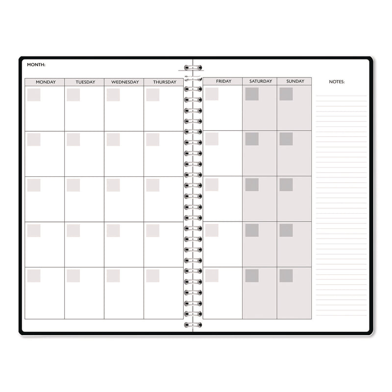 House of Doolittle™ Recycled Non-Dated Monthly/Weekly Planner, Gold and Smoke, Multicolor Cover, Undated (HOD212148) Each