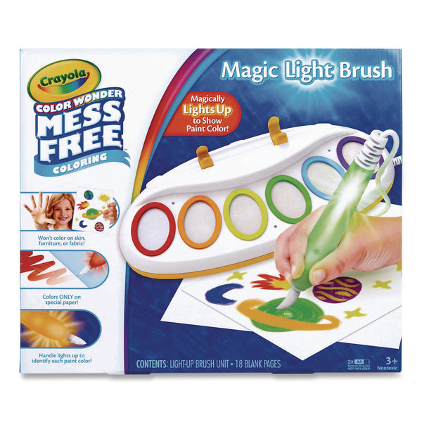 Crayola Color Wonder Magic Light Brush with (6) Color Wonder Paints and (18) Blank Color Wonder Paper Sheets (CYO757130) Each