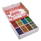 Cra-Z-Art® Jumbo Crayons, 8 Assorted Colors, 200/Pack (CZA740061) Each