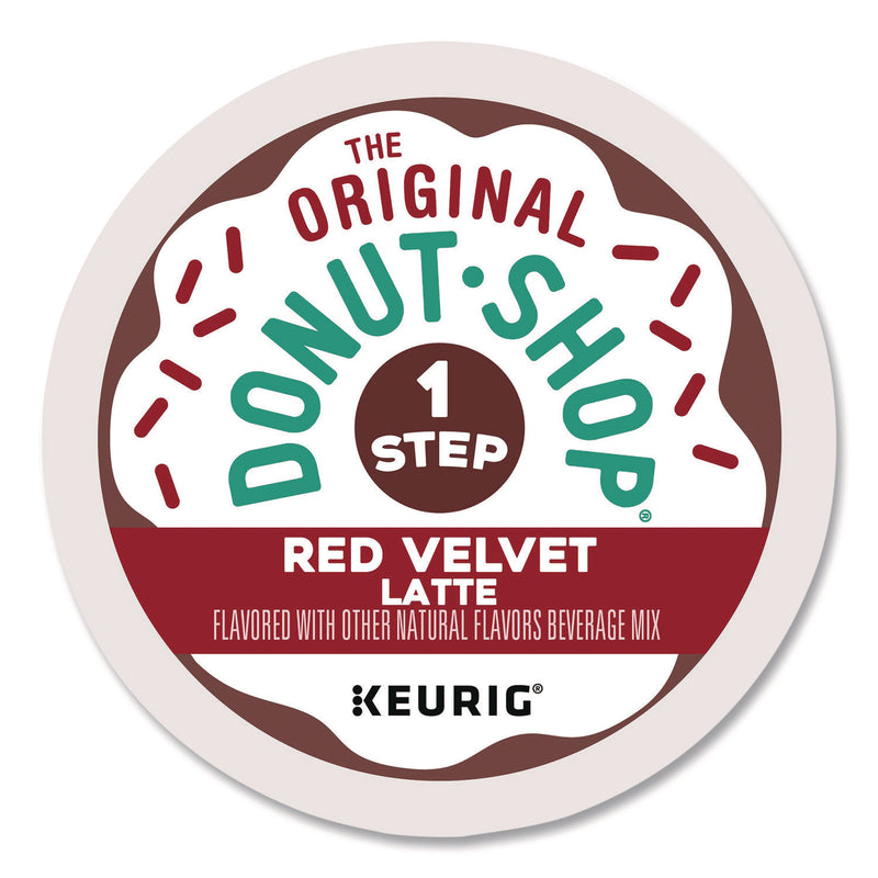 The Original Donut Shop® Red Velvet One-Step Latte K-Cup, 20/Box (DSP5000362053) Box of 20