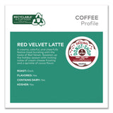 The Original Donut Shop® Red Velvet One-Step Latte K-Cup, 20/Box (DSP5000362053) Box of 20