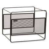 Mind Reader Hanging File Folder Organizer, Letter Size, 13" Long, Black (EMSBOXFILEBLK) Each