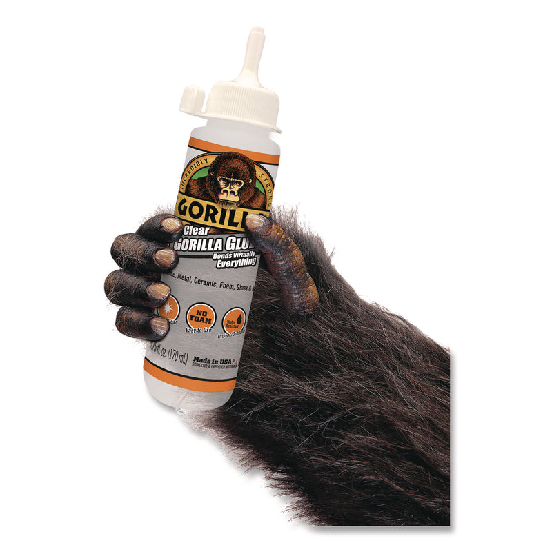 Clear Gorilla Glue, 5.75 oz, Dries Clear (GOR4572502) Each