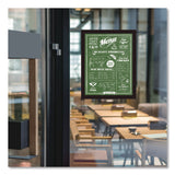 Global Printed Products Indoor Window Sign Holder, 8.5 x 11 Insert, Black Frame, 5/Pack (GPUSPLS8X11FMP) Pack of 5
