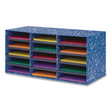 Bankers Box® Classroom Collection Literature Sorter, 15 Sections, 28.5 x 12.37, Blue (FEL3384301) Each