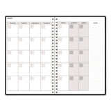 House of Doolittle™ Recycled Non-Dated Monthly/Weekly Planner, Cherry Blossoms, Black/White Cover, Undated (HOD212152) Each