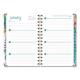 Global Printed Products Seasons Tree Weekly/Monthly Planner, Seasons Tree Artwork, 8 x 5.5, Multicolor Cover, 14-Month: Nov 2024 to Dec 2025 (GPUSPLS255820) Each