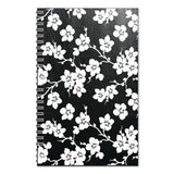 House of Doolittle™ Recycled Non-Dated Monthly/Weekly Planner, Cherry Blossoms, Black/White Cover, Undated (HOD212152) Each