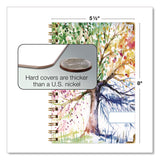 Global Printed Products Seasons Tree Weekly/Monthly Planner, Seasons Tree Artwork, 8 x 5.5, Multicolor Cover, 14-Month: Nov 2024 to Dec 2025 (GPUSPLS255820) Each