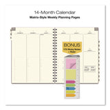 Global Printed Products Seasons Tree Weekly/Monthly Planner, Seasons Tree Artwork, 8 x 5.5, Multicolor Cover, 14-Month: Nov 2024 to Dec 2025 (GPUSPLS255820) Each