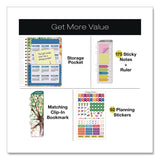 Global Printed Products Seasons Tree Weekly/Monthly Planner, Seasons Tree Artwork, 8 x 5.5, Multicolor Cover, 14-Month: Nov 2024 to Dec 2025 (GPUSPLS255820) Each