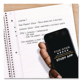 Five Star® Soft Pedals Spiral Notebook, 1-Subject, Medium/College Rule, Assorted Cover Colors, (80) 11 x 8.5 Sheets, 2/Pack (FVS820331) Pack of 2