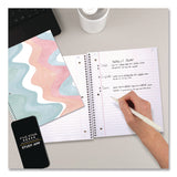 Five Star® Brushy Moves Spiral Notebook, 1-Subject, Medium/College Rule, Assorted Cover Colors, (80) 11 x 8.5 Sheets, 2/Pack (FVS930060) Pack of 2