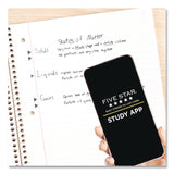 Five Star® Brushy Moves Spiral Notebook, 1-Subject, Medium/College Rule, Assorted Cover Colors, (80) 11 x 8.5 Sheets, 2/Pack (FVS930060) Pack of 2