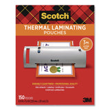 Scotch™ Laminating Pouches, 3 mil, 8.9" x 11.4", Clear, 150/Pack (MMMTP3854150) Pack of 150