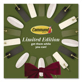 Command® Limited Edition Hooks and Clips, Vanilla Bean, 3 lb Capacity, 2 Hooks, 8 Clips and 12 Strips/Pack (MMMVBMHP10ESF) Pack of 10