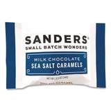 Sanders® Small Batch Wonders Snack-Size Milk Chocolate Sea Salt Caramels, 0.5 oz Individually Wrapped, 48/Box (NDEKAR27163) Box of 48