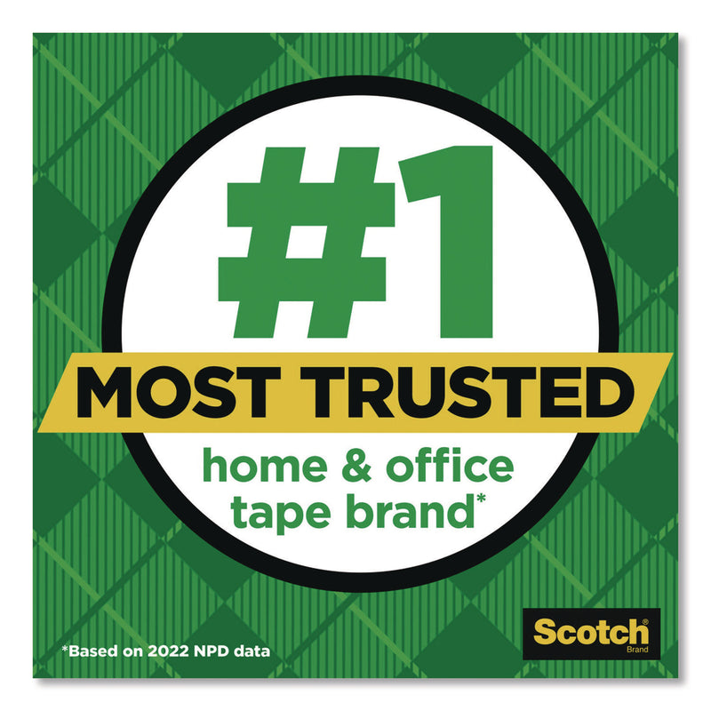 Scotch™ Stainless Steel Refillable Tape Dispenser with 2 Rolls 0.75" x 550" Tape (MMM123R) Each