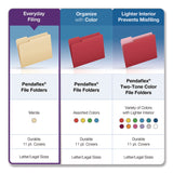 Pendaflex® Standard Manila File Folders, 1/3-Cut Tabs: Left Position, Legal Size, Manila, 100/Box (PFX753131) Box of 100