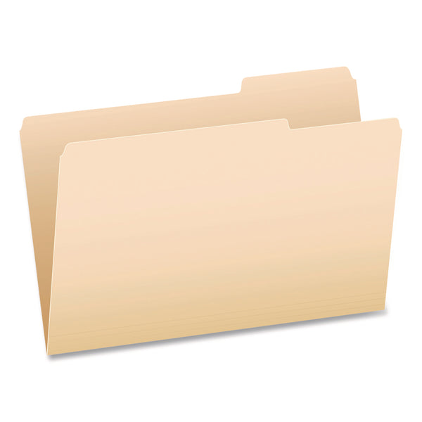 Pendaflex® Standard Manila File Folders, 1/3-Cut Tabs: Left Position, Legal Size, Manila, 100/Box (PFX753131) Box of 100