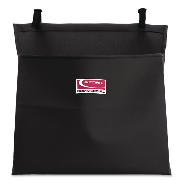 Amenity Bag for Suncast Commercial Full-Size and Compact-Size Housekeeping Carts, 2 gal, 19.5" x 1.51" x 21.36", Black (SUAHKCBAG01D) Each