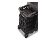 Suncast Commercial® 3-Sided Hanging Bag with Shelves for Suncast Commercial HKC1000/HKC2000 Housekeeping Carts, 25.4 gal, 15.7 x 12.4 x 30, Black (SUAHKCBAG03D) Each