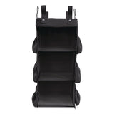 Suncast Commercial® 3-Sided Hanging Bag with Shelves for Suncast Commercial HKC1000/HKC2000 Housekeeping Carts, 25.4 gal, 15.7 x 12.4 x 30, Black (SUAHKCBAG03D) Each
