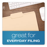 Pendaflex® Reinforced Top Tab Manila File Folders, 1/3-Cut Tabs: Center Position, Letter Size, Manila, 100/Box (PFXR752132) Box of 100